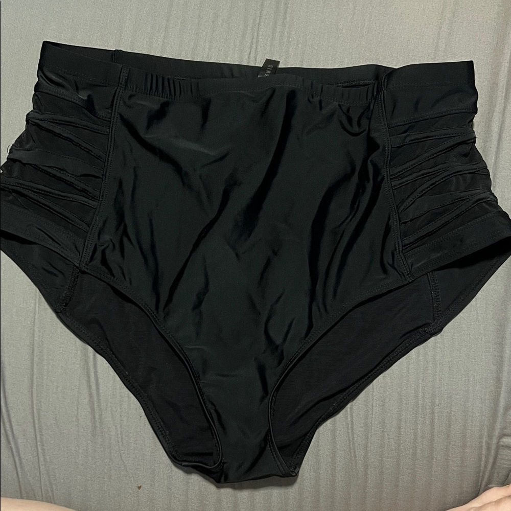 Torrid High-Rise Ruched Bikini Bottom